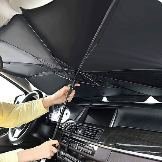 HeatShield Pro, Foldable Car Umbrella Sunshade.