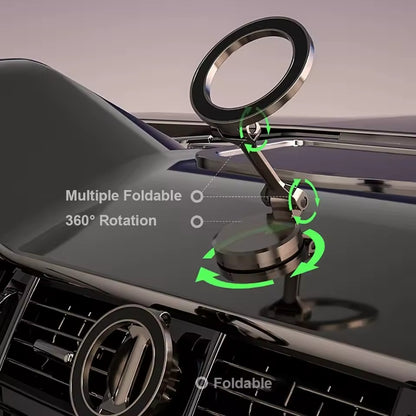 Car Magnetic Folding Phone Holder 360 Degree